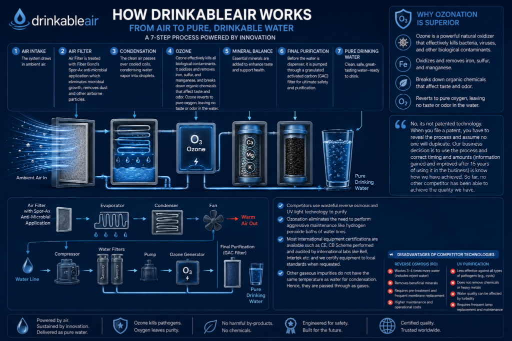 How Drinkable Air Generates Water From the Air